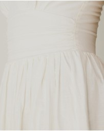 Atmos&Here - Sammy Linen Blend Midi Dress