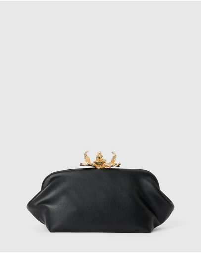 Forever New - Tiffany Orchid Clasp Clutch Bag