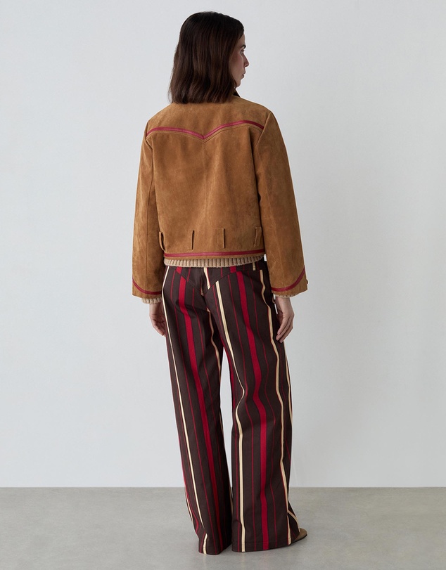 Laagam - Leroy Striped Twill Pants