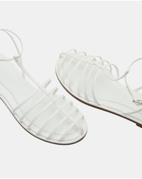 Steve Madden - Marin White Sandals