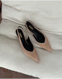 Siren - Yory Slingback Kitten Heels