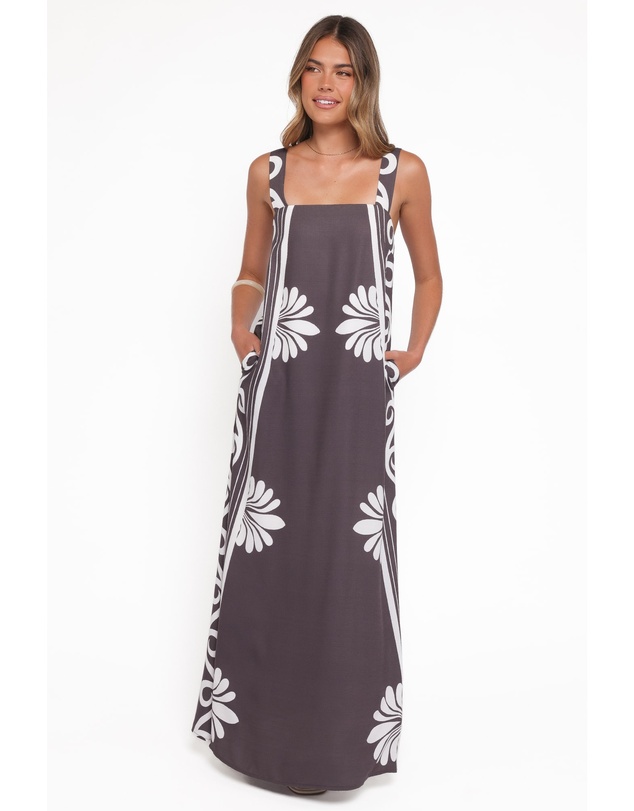 Petal & Pup - Valeria Maxi Dress - Espresso