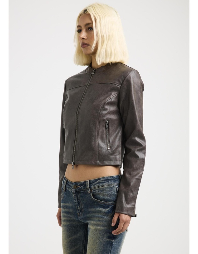 Insight - Lea Double Zip PU Jacket