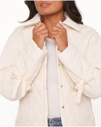 Petal & Pup - Caitlin Quilted Jacket - Cream