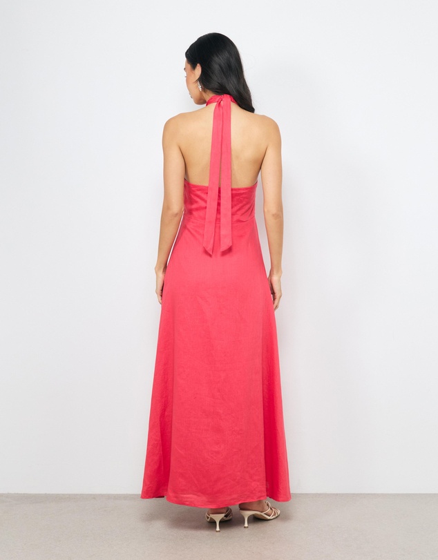AERE - Celia Halter Maxi Dress