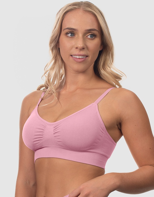 B Free Intimate Apparel - Wire-free Bamboo Padded Bra (B-C-D-DD-E-F-G-H) Cup