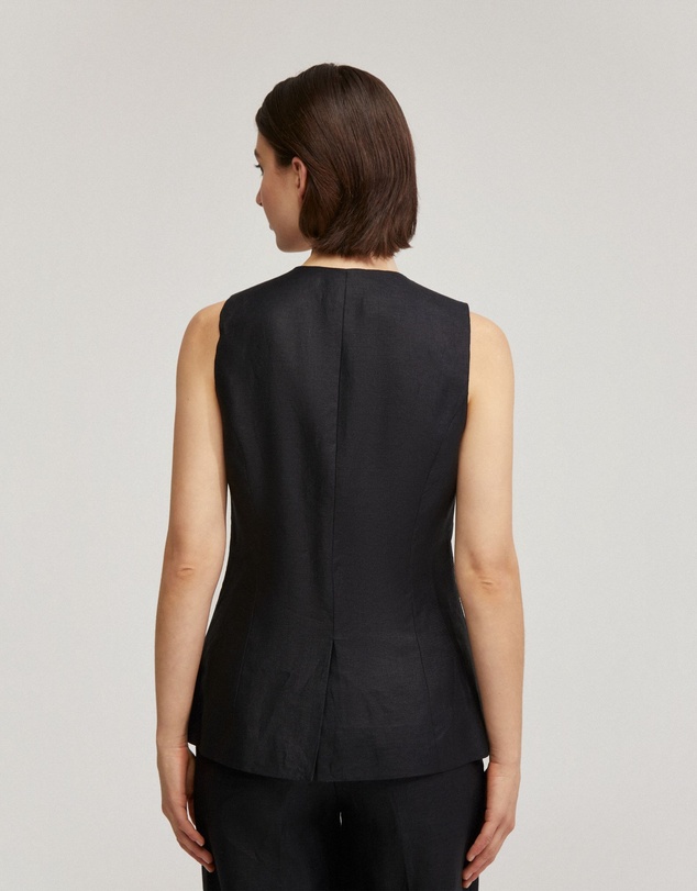 Oxford - Alice Linen Waistcoat