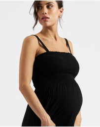 Ripe Maternity - Blair Shirred Dress