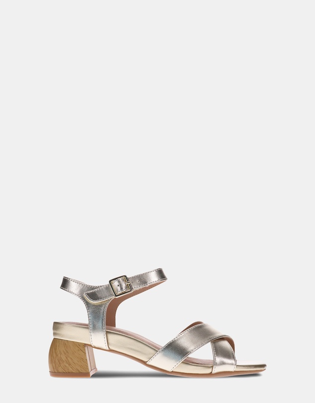 Mia Vita - Yara Heeled Sandal - Soft Gold
