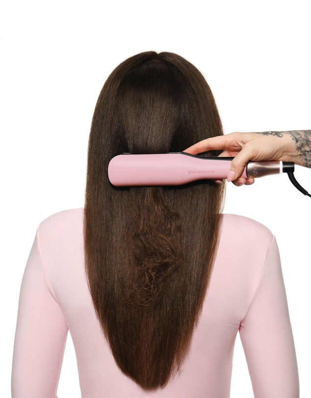 ghd - NEW chronos max Limited Edition Wide Plate Hair Straightener in Dusted Pink