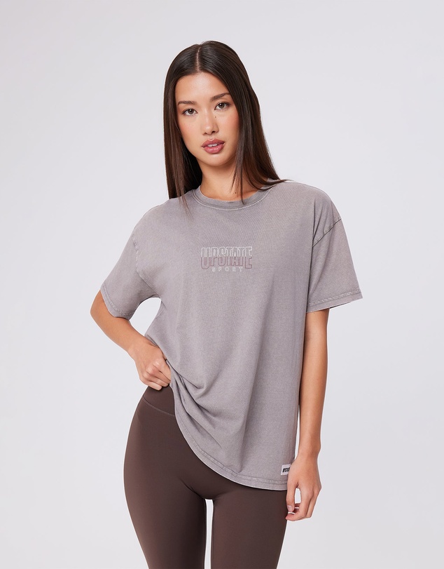 Upstate - Thrive Tee - Washed Cinder