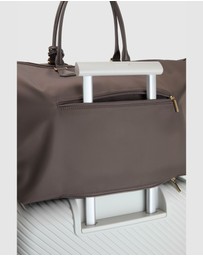 Evity - Noosa Leather Trim Travel Tote Bag