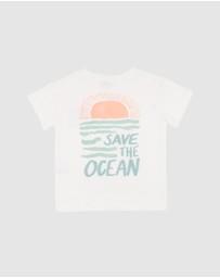 Fox & Finch - Surfs Up Save The Ocean Tee - Kids