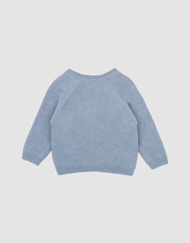 Bebe by Minihaha - Alvin Car Organic Knitted Jumper - Babies