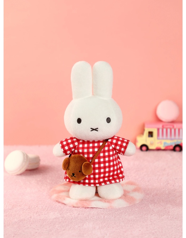 Miffy - Miffy Checkered Dress with Snuffy Bag