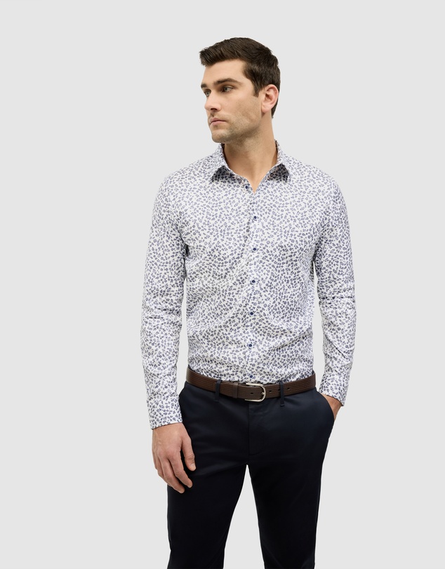 Politix - Ditsy Floral Print Long Sleeve Shirt