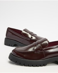 AERE - Chunky Leather Loafers