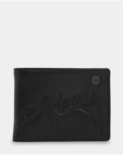 Billabong - Mens Script Bi Fold Wallet
