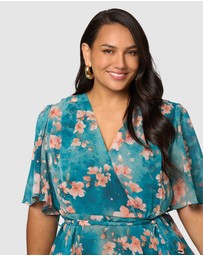 Pink Dusk by Curve Project - Hypnotic Maxi Dress