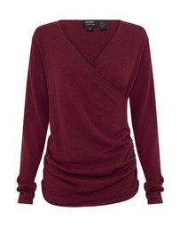 Oxford - Daria Wrap Front Knitted Top