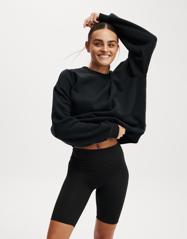 Cotton On Body Active - Plush Crew Sweatshirt