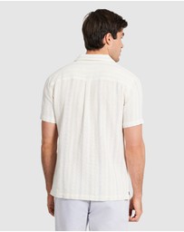 Tarocash - Delos Stripe Textured Shirt