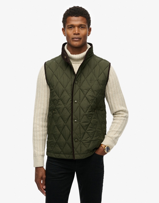 Superdry - Quilted Estate Slim Fit Gilet