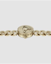 Vivienne Westwood - Vivienne Westwood Orb Button 25mm Gold Strap Watch