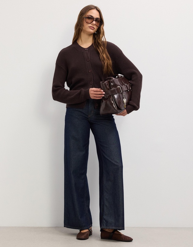 The Fated - Maia Round Neck Knit Cardigan