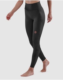 SKINS - SKINS Compression Women's Series-5 Activewear Long Tights Skyscraper Black