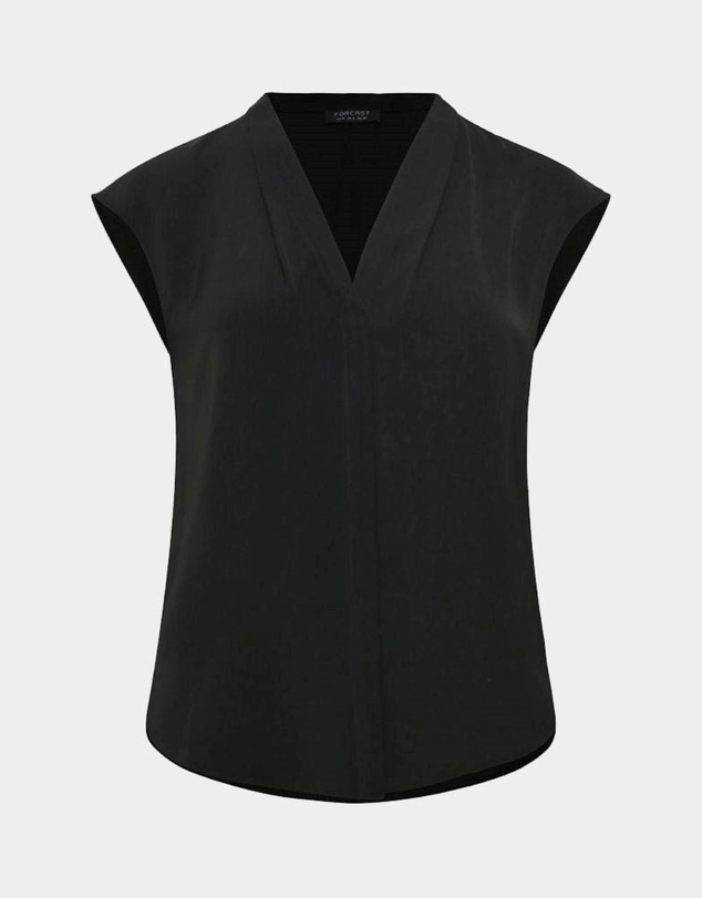 Forcast - Adelaide V-Neck Cap Sleeve Top