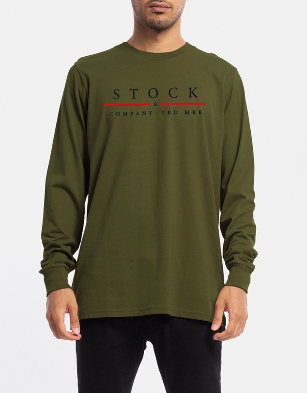 Stock & Co. - Red Line Long Sleeve Tee