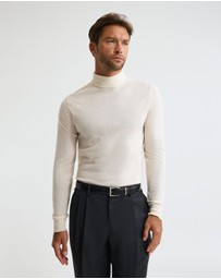 Oxford - Aaron Turtle Neck Merino Pullover