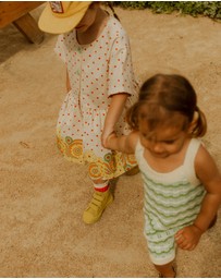 Banabae - Polka Dot Swirl Dress