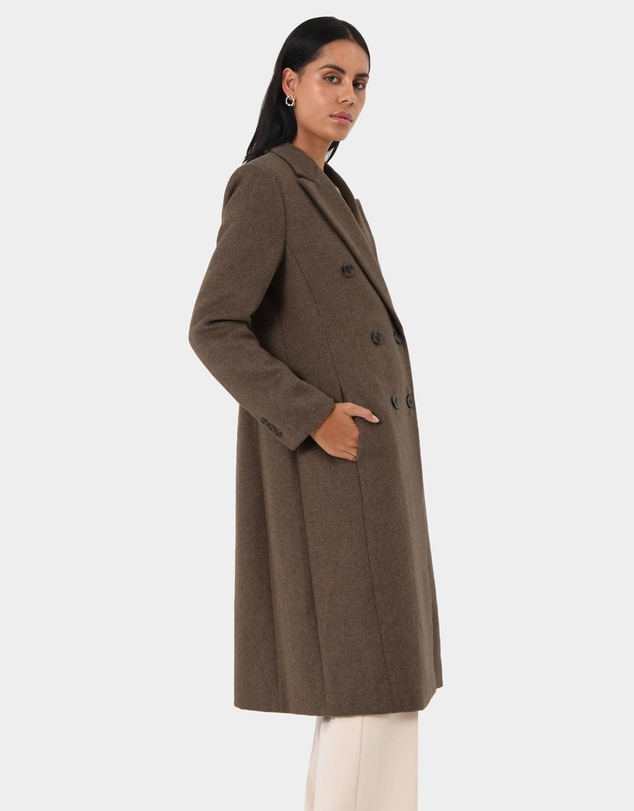 Forcast - Marjorie Peak Lapel Wool Coat