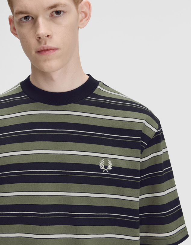 Fred Perry - Heavyweight Striped T-Shirt