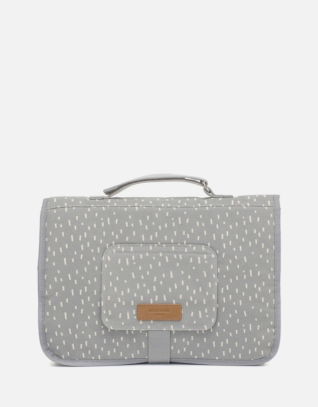 Storksak - Organic Tote Rain Drop Change Station
