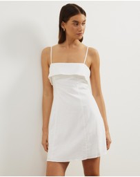 Atmos&Here - Bella Linen Blend Mini Dress