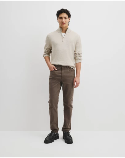 Country Road - Tapered Fit Brushed Five Pocket Pant