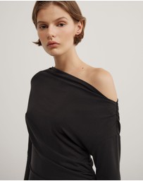 Witchery - Asymmetric Tunic Long Sleeve Top