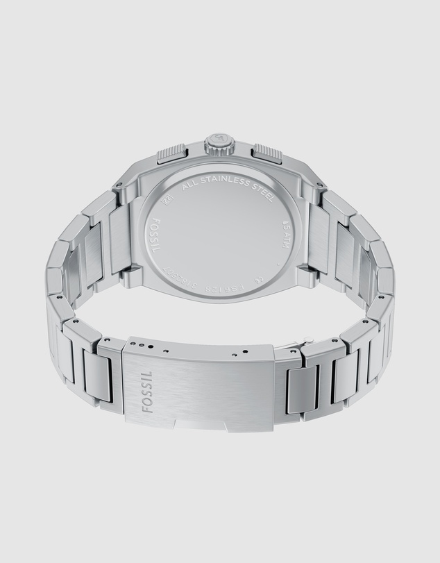 Fossil - Everett Silver Tone Chronograph Watch