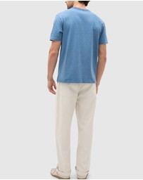 Seed Heritage - Indigo Crew Tee