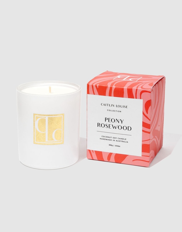 Caitlin Louise Collection - Peony Rosewood Candle