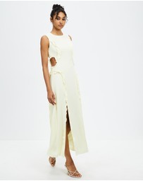 Third Form - Stroke Frill Maxi Tank Dress