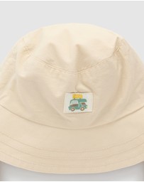 Purebaby - Reversible Bucket Hat -Kids-Babies