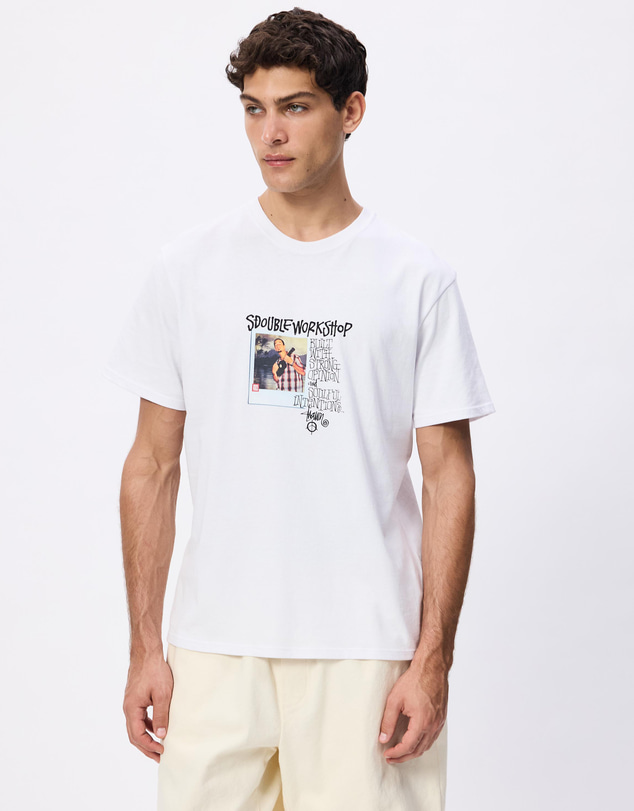 S Double - Polaroid Lt Photo T-Shirt