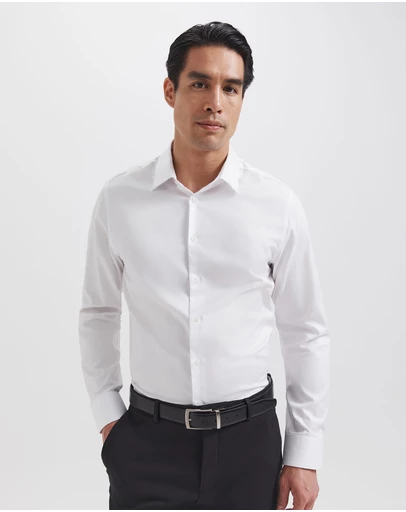 SABA - Justin Easy Care Textured Occasion Shirt