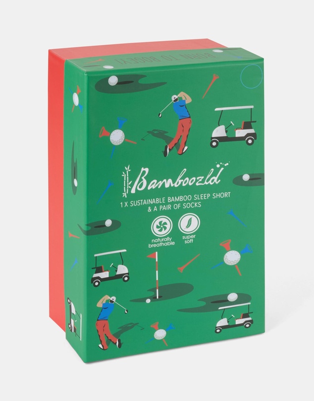 Bamboozld - Born To Bogey Shorts and Socks Gift Set