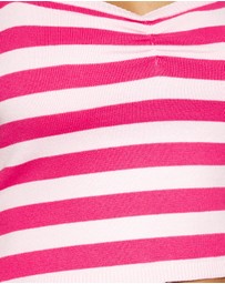 Dazie - Calor Stripe Knit Tank