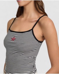 GUESS - GUESS JEANS Striped Star Tank Top
